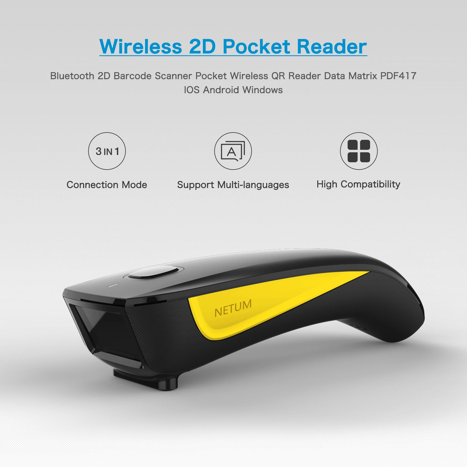 NETUM C750 Bluetooth 2D Barcod - Barcode Scanner 2D incelemesi ve fiyatı