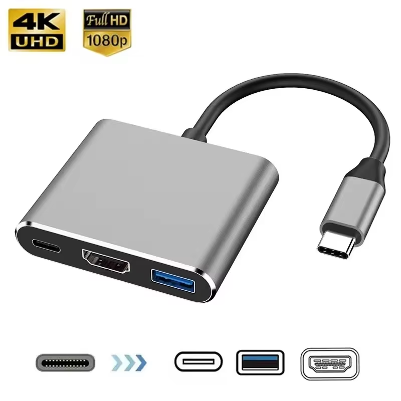 3 IN 1 USB PD HDMI Docking Sta - Docking Station Usb C incelemesi ve fiyatı