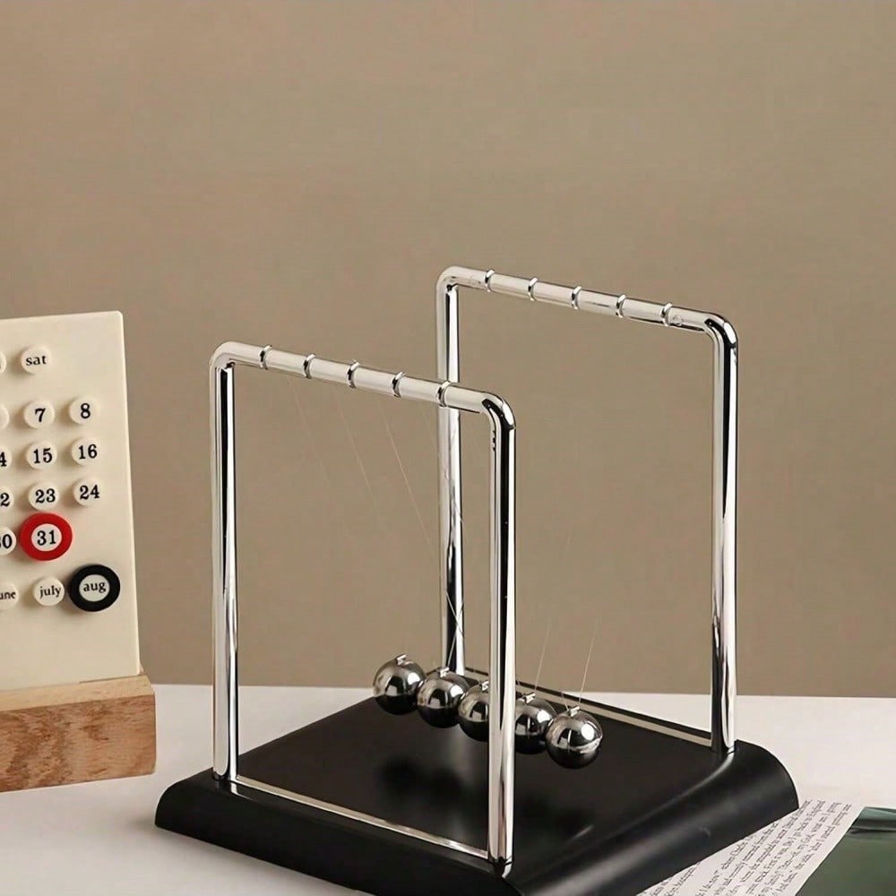 Black Metal Newton's Cradle Ba - Office And Tech incelemesi ve fiyatı