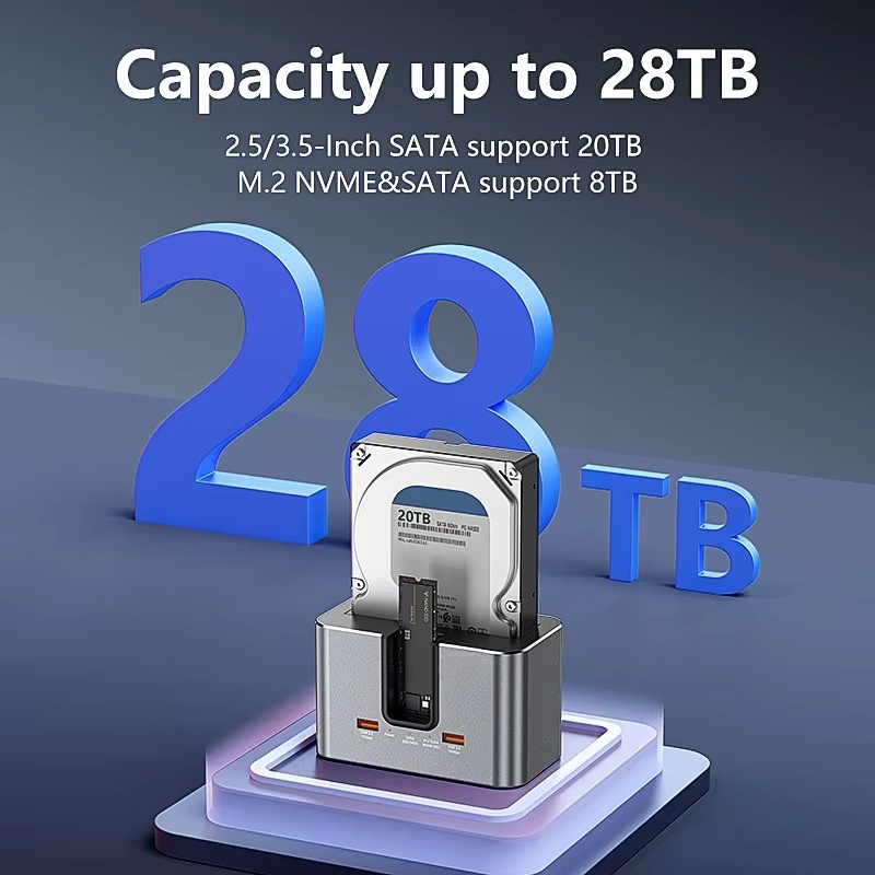 EE1 Custom All in One Dual Bay - Docking Station Usb C incelemesi ve fiyatı