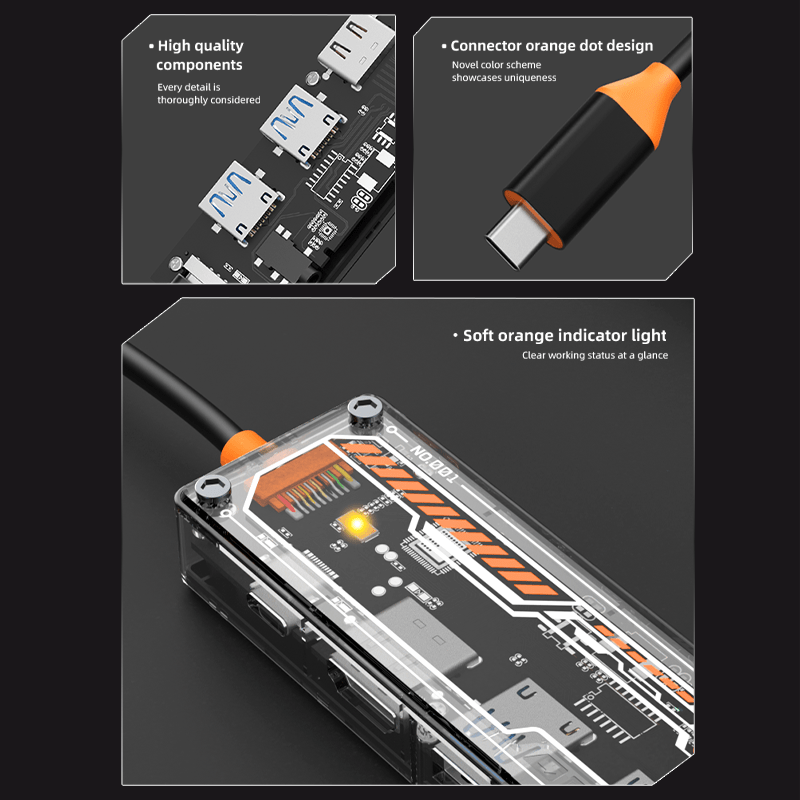 6-in-1 USB C Hub for MacBook P - Docking Station Usb C incelemesi ve fiyatı
