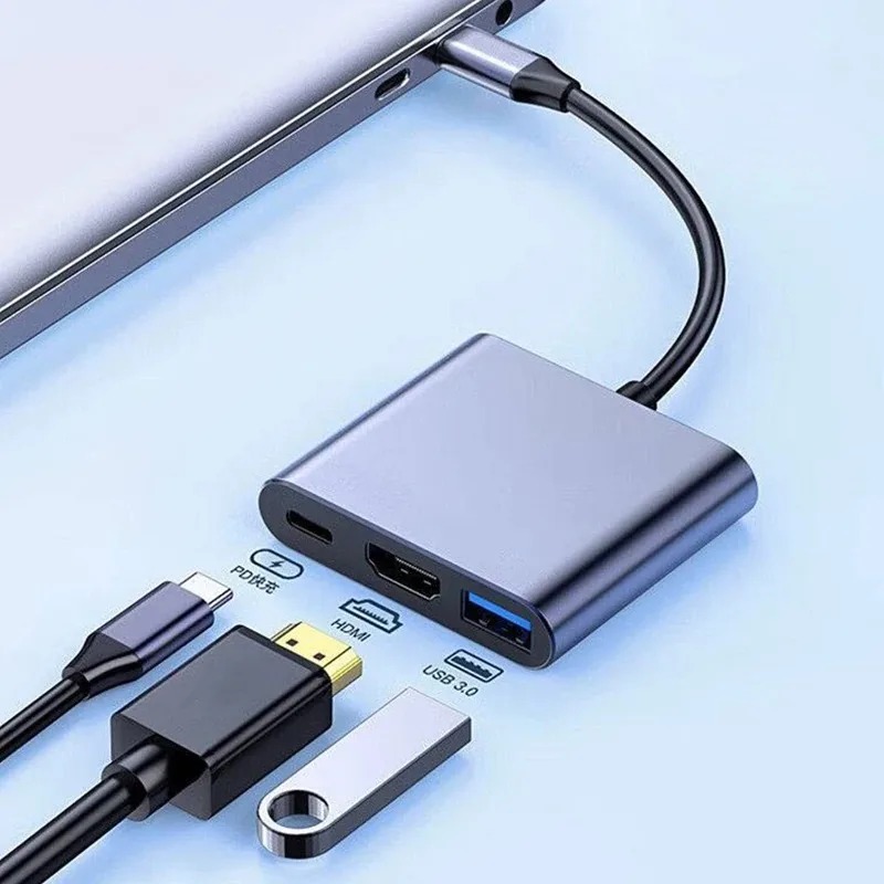 USB C HUB 3in1 Type C 3.0 to H - Docking Station Usb C incelemesi ve fiyatı
