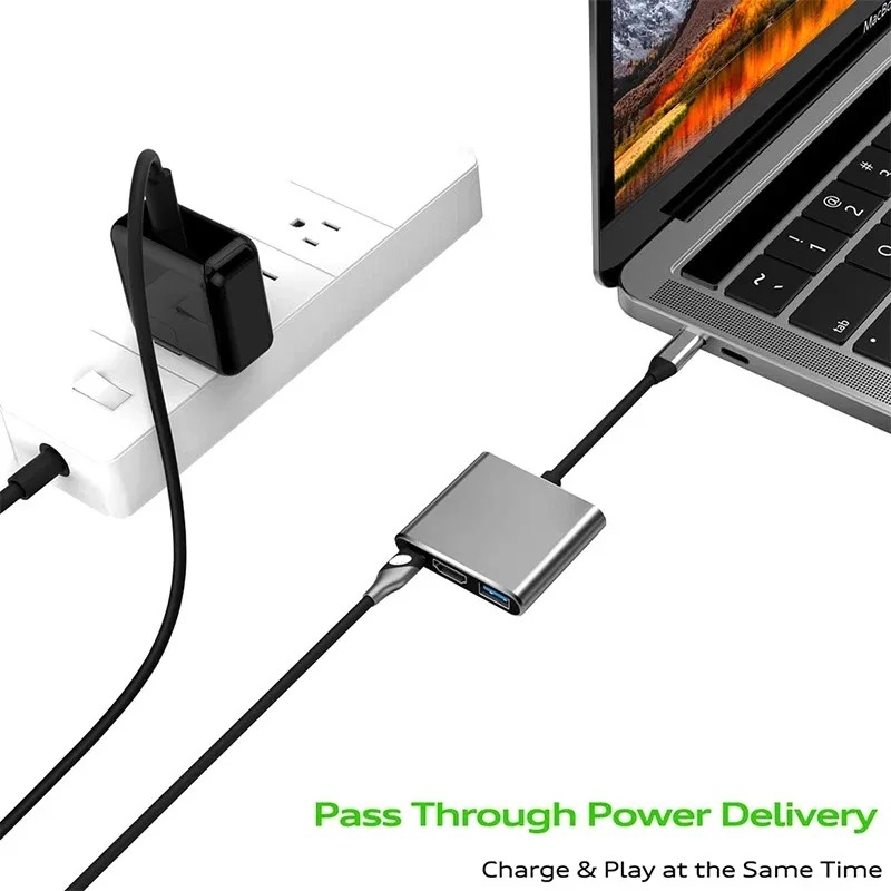 USB C HUB 3in1 Type C 3.0 to H - Docking Station Usb C incelemesi ve fiyatı