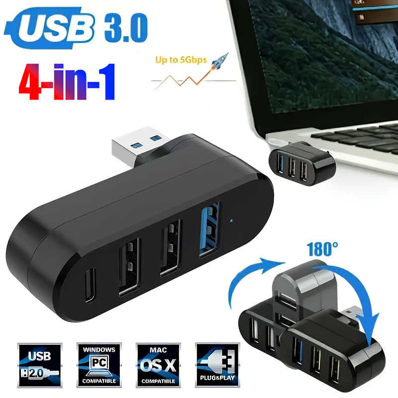 USB 3.0 Power Adapter 180° Rot - Docking Station Usb C incelemesi ve fiyatı