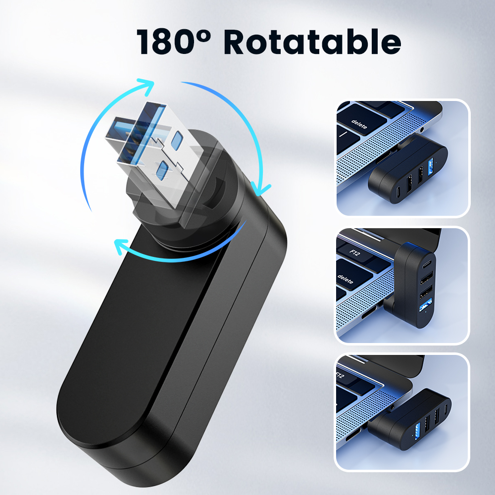 USB 3.0 Power Adapter 180° Rot - Docking Station Usb C incelemesi ve fiyatı