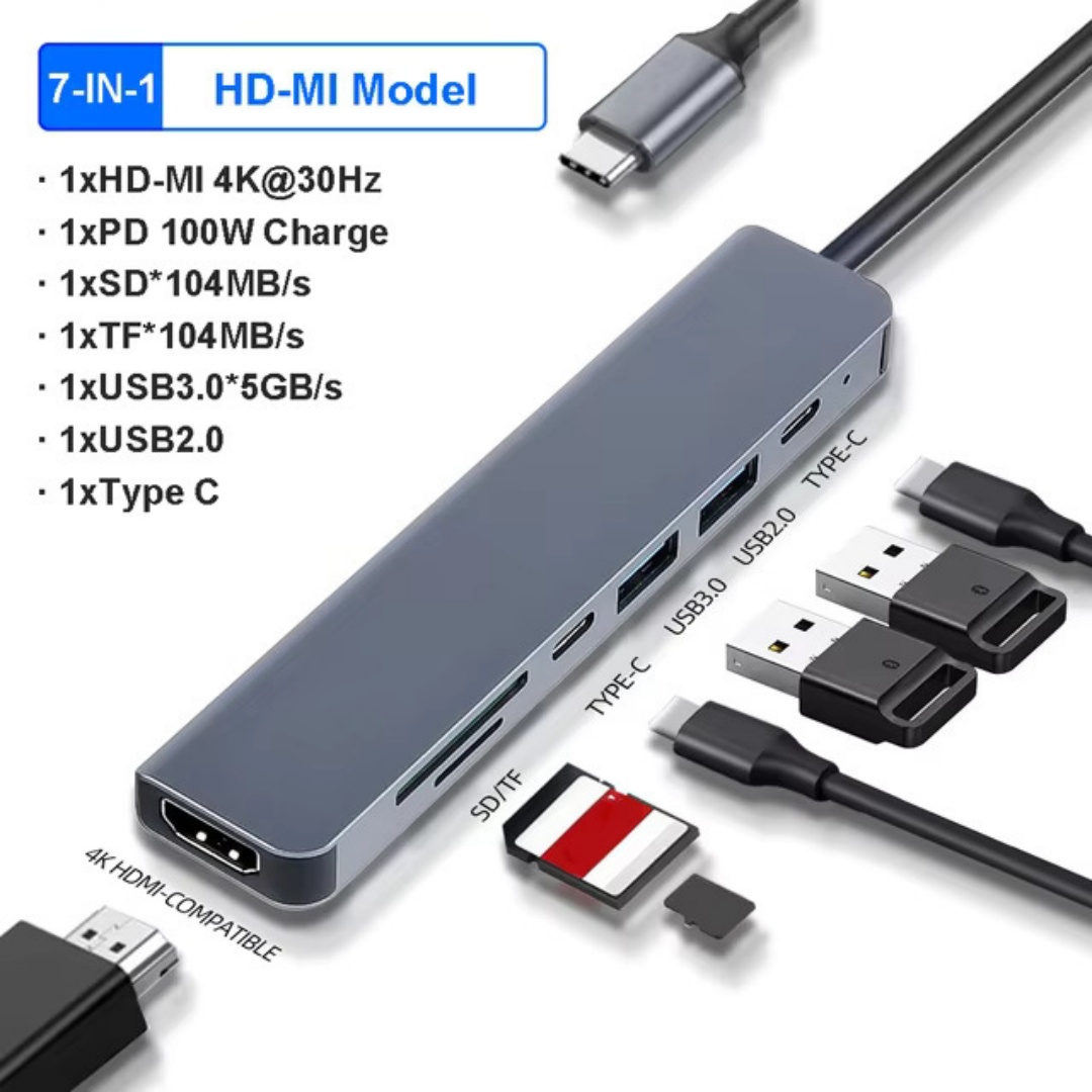 4/7/8/11in1 Docking Hub 4K USB - Docking Station Usb C incelemesi ve fiyatı