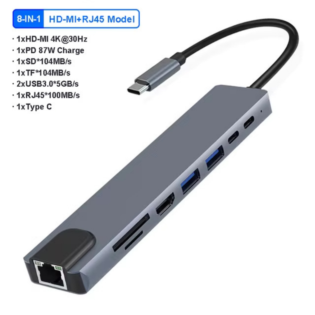 4/7/8/11in1 Docking Hub 4K USB - Docking Station Usb C incelemesi ve fiyatı