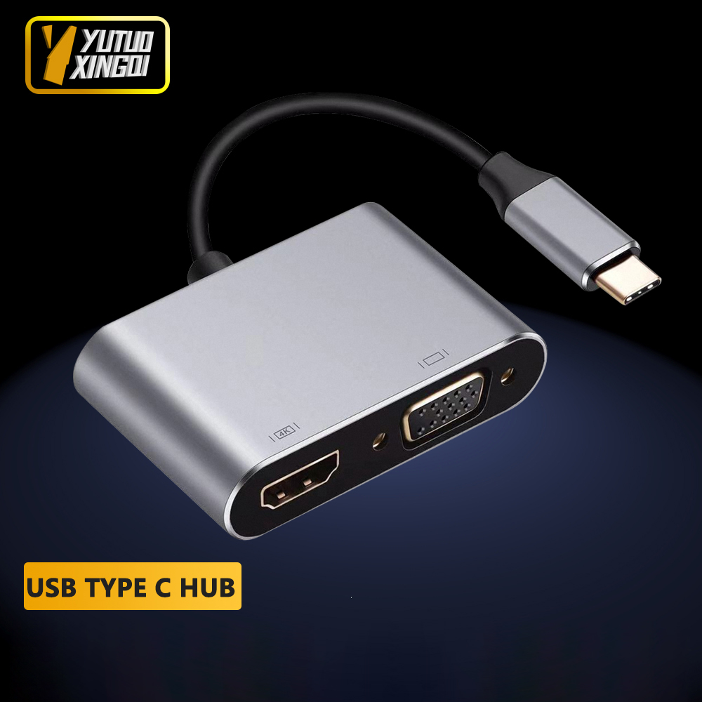 4K USB Type C to VGA 1080P USB - Docking Station Usb C incelemesi ve fiyatı