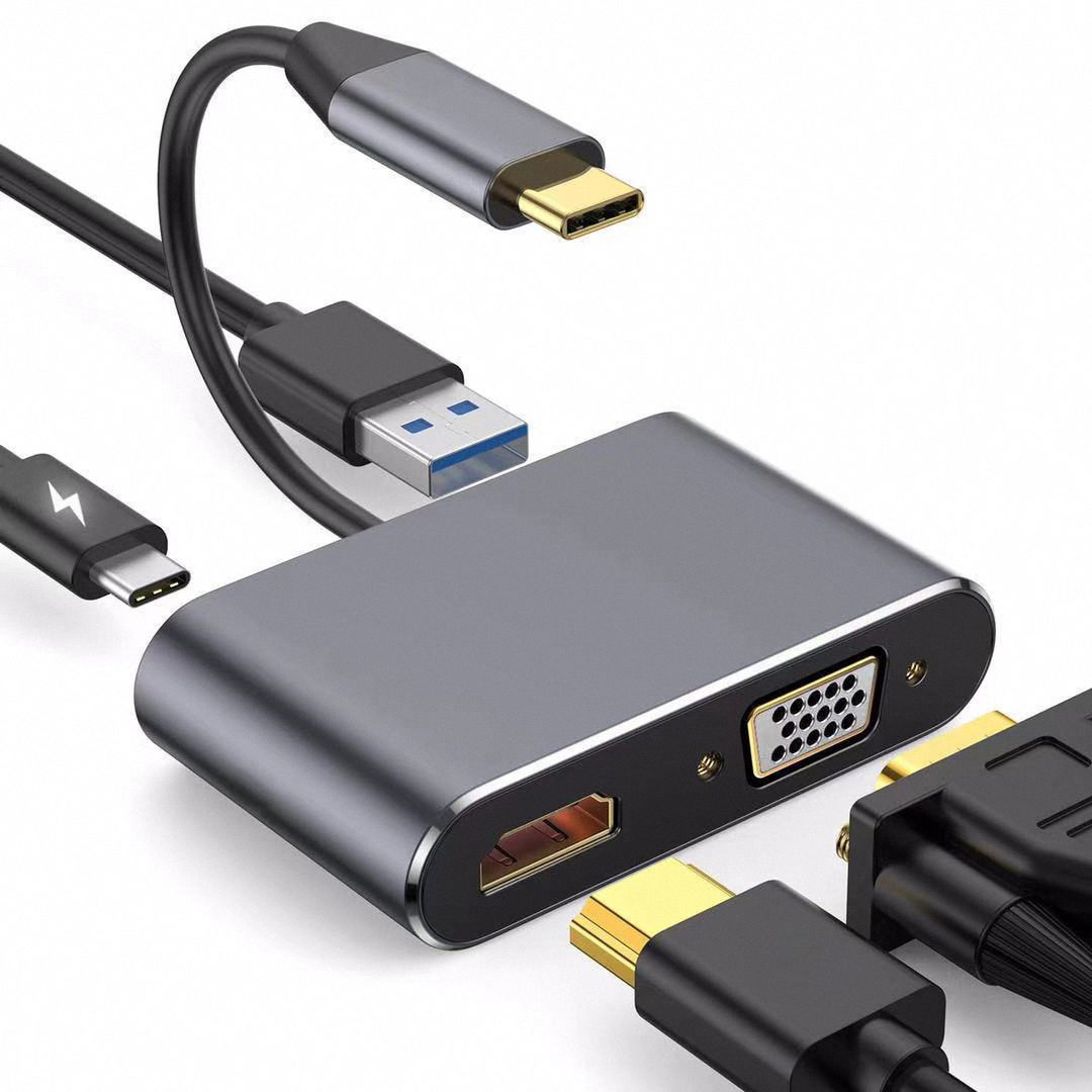 4K USB Type C to VGA 1080P USB - Docking Station Usb C incelemesi ve fiyatı