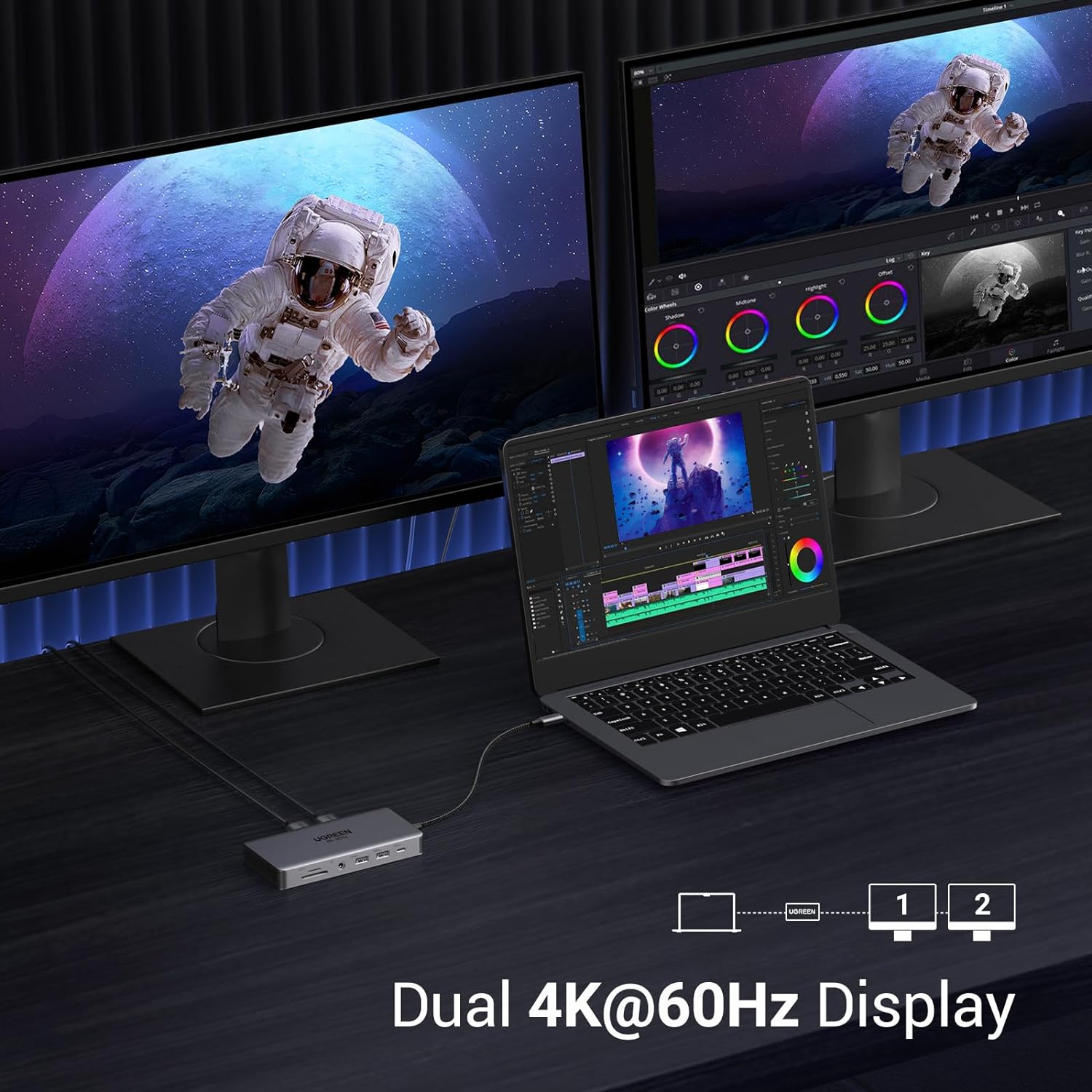 UGREEN Revodok Pro 211 Laptop  - Docking Station Usb C incelemesi ve fiyatı