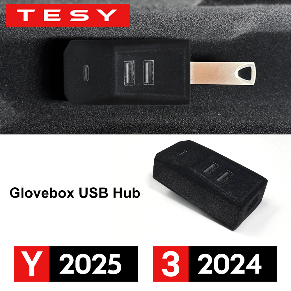Glovebox USB Hub For Tesla New - Docking Station Usb C incelemesi ve fiyatı